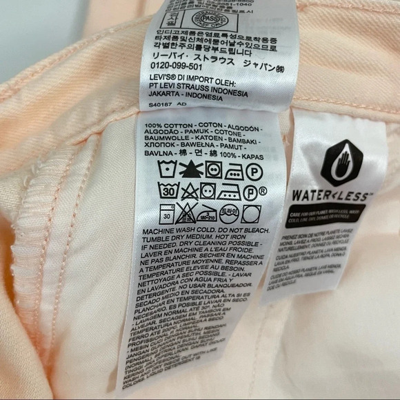 NWT Levis Loose Cargo Pant Size 31 Spring Pastel Cotton Cargo Pants - Picture 7 of 15